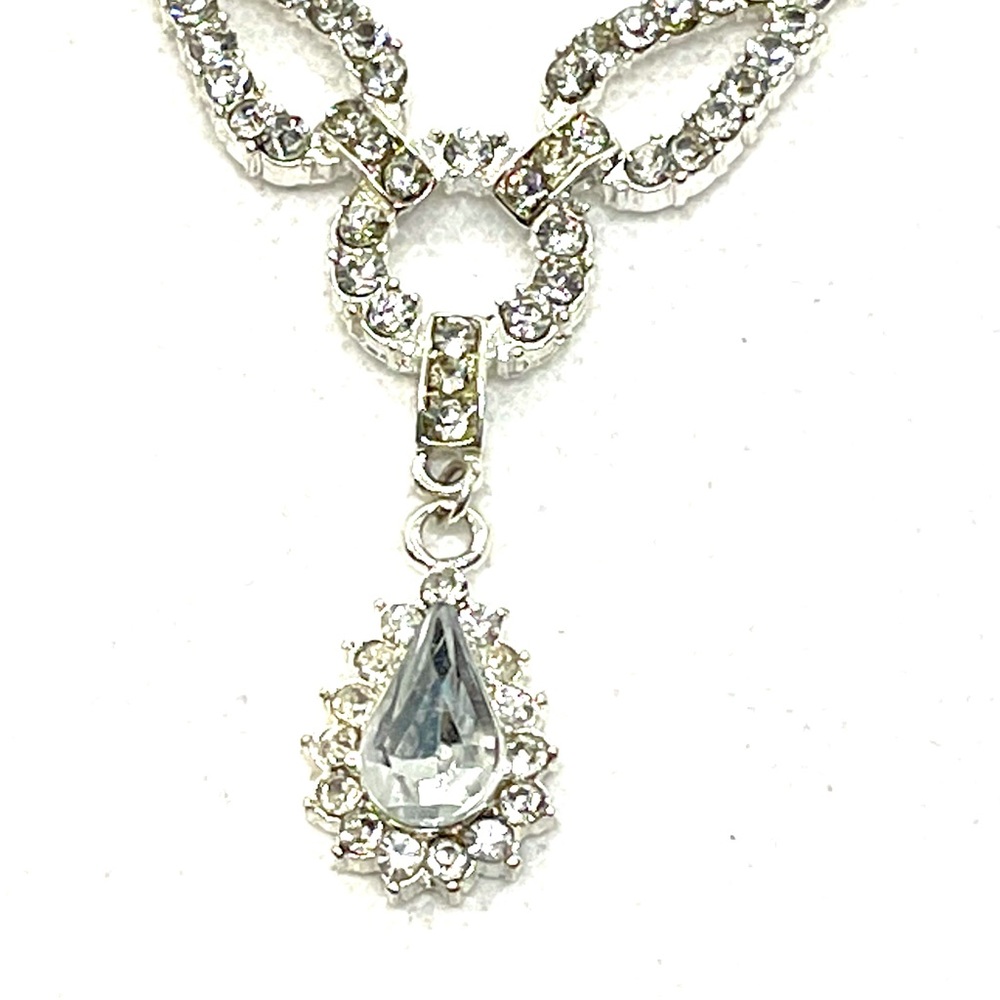 Princess Diamond Like CZ Necklace